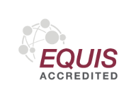EQUIS Accredited with EQUIS logo in background