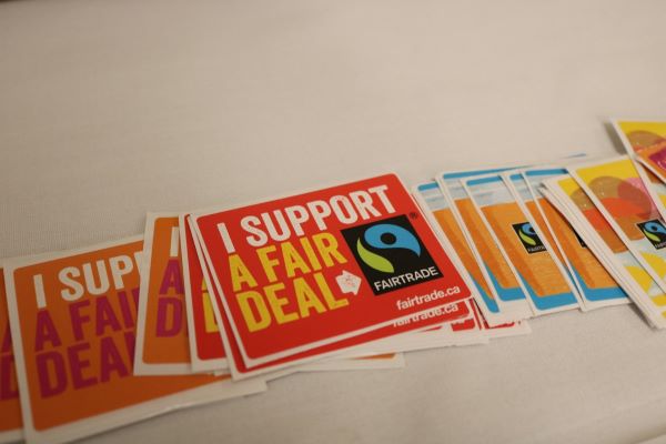 A brochure supporting fair trade practice