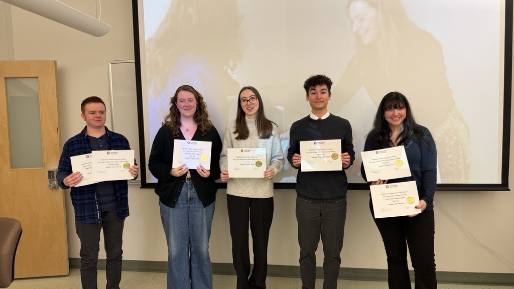 An image of the winners of 2026 SMU English Creative Writing Awards